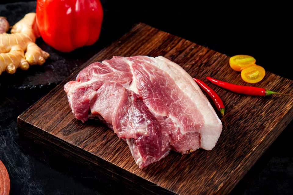 大邑生态黑猪前夹肉
